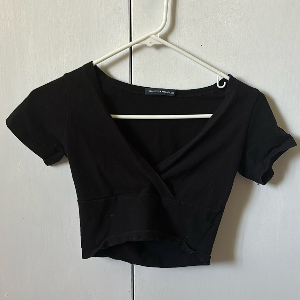 a crossover brandy melville shirt.